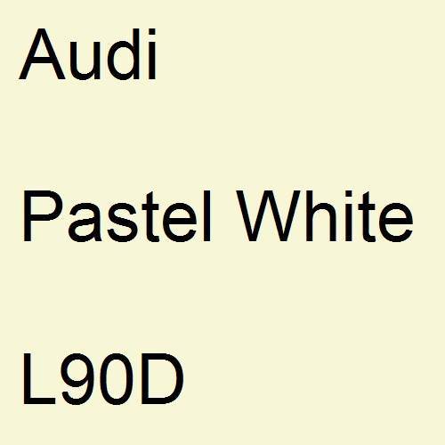 Audi, Pastel White, L90D.